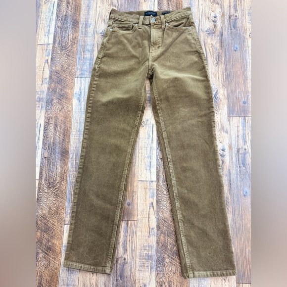 Banana Republic Pants - Banana Republic Women's High-Rise Straight Corduroy Jeans, Size 27L (Camel)